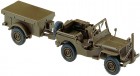444 Roco Willys Jeep with M100 trailer